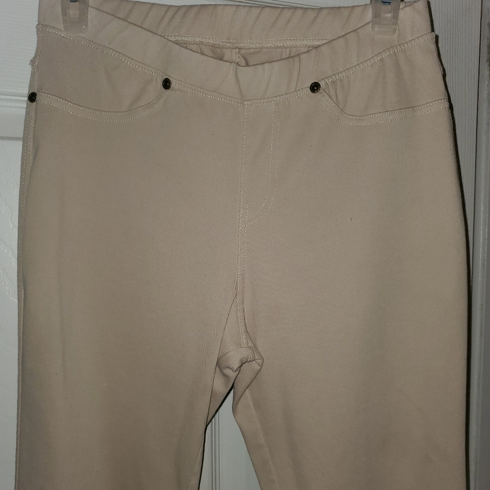 Denim Khaki Jeggings